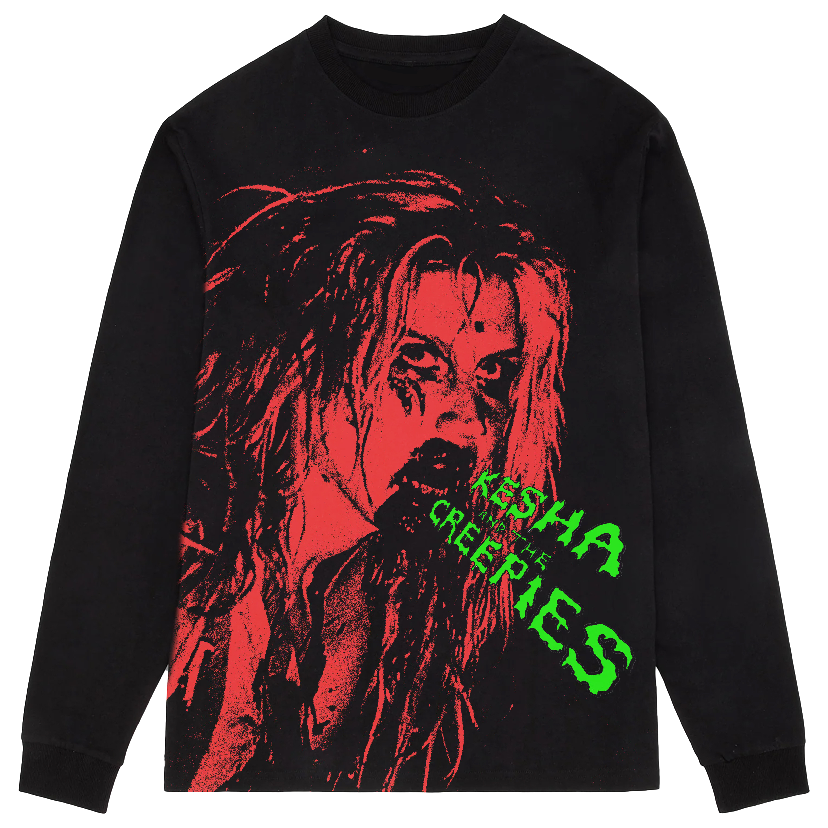 Kesha - Kesha Creepies Long Sleeve Tee