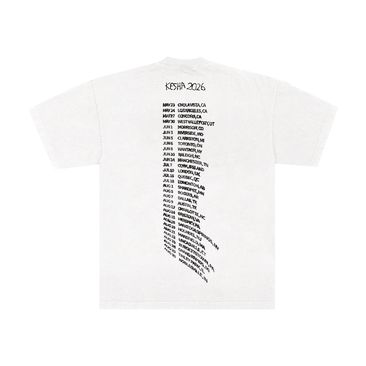 Kesha Still Gold Tシャツ ホワイト XL White Organic Cotton Shirt